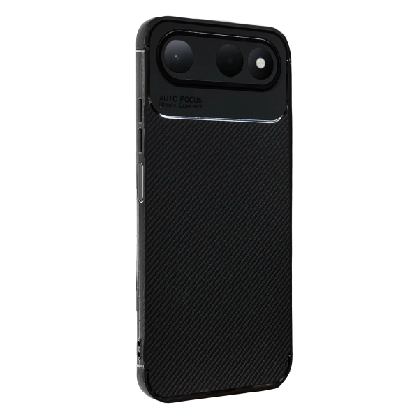 Newface Tecno Spark 50 5g Auto Focus Karbon Kapak - Siyah