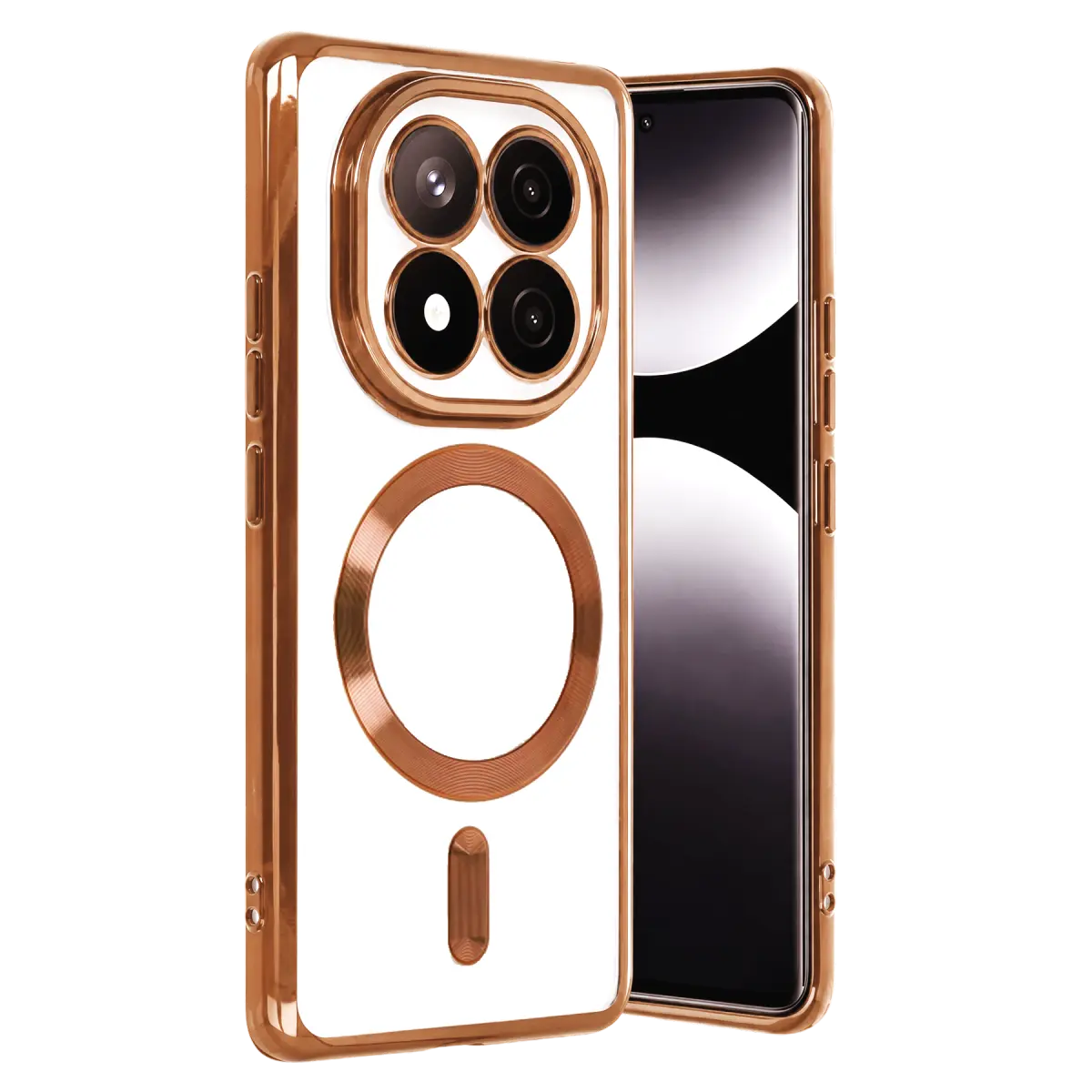 Xiaomi Redmi Note 15 Pro 4G Kross Magneticsafe Kapak - Turuncu