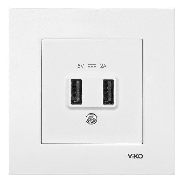 Viko Karre USB Şarj Prizi 5V-2A Beyaz