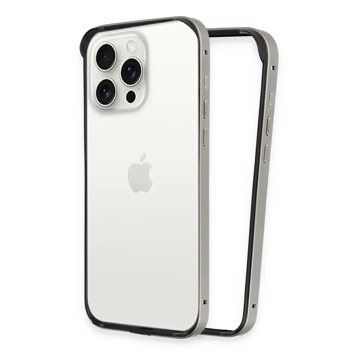 Joko Apple iPhone 15 Pro Land Bumper Koruma Kapak - Titan Gri