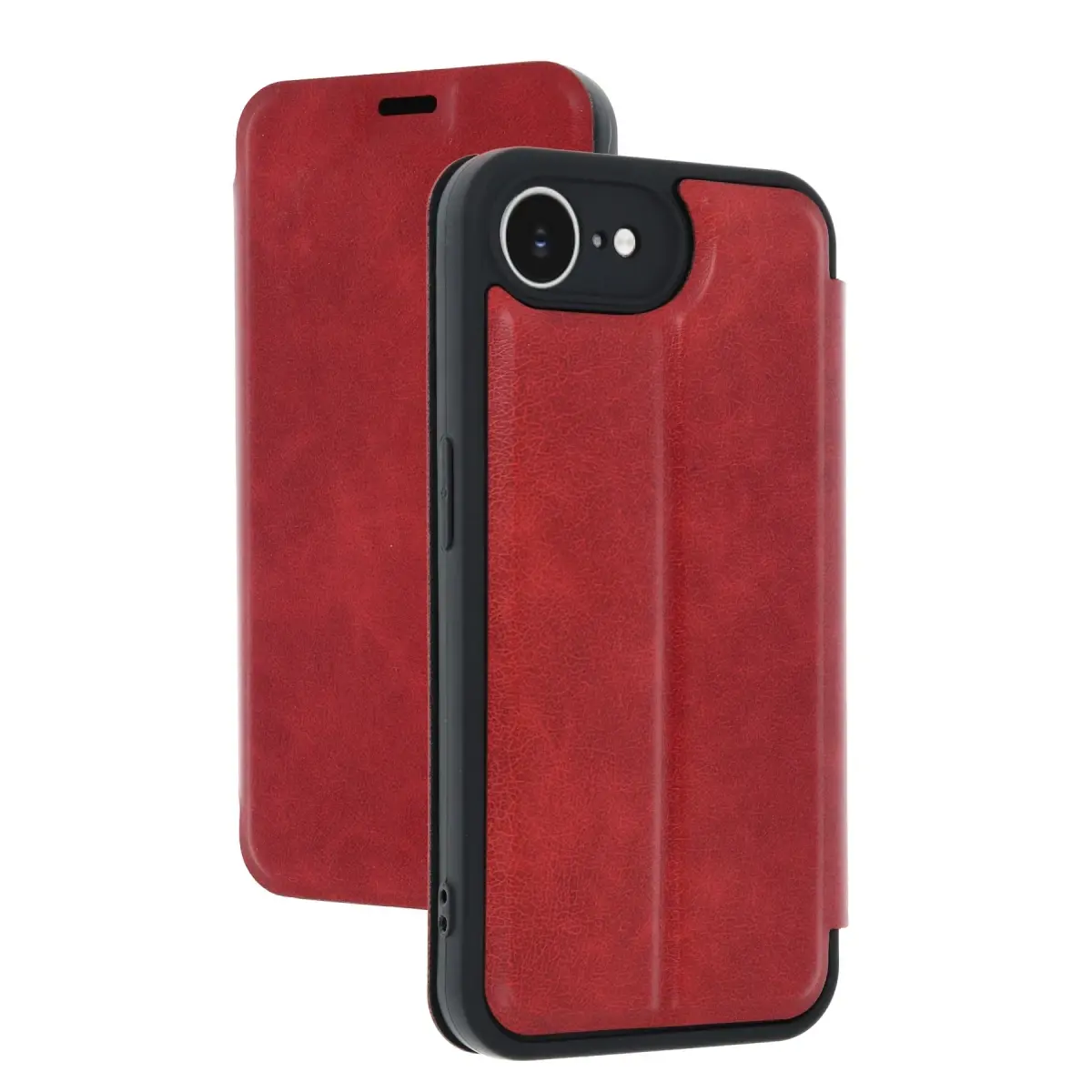 Apple iPhone 16E Kılıf Flip Cover - Kırmızı