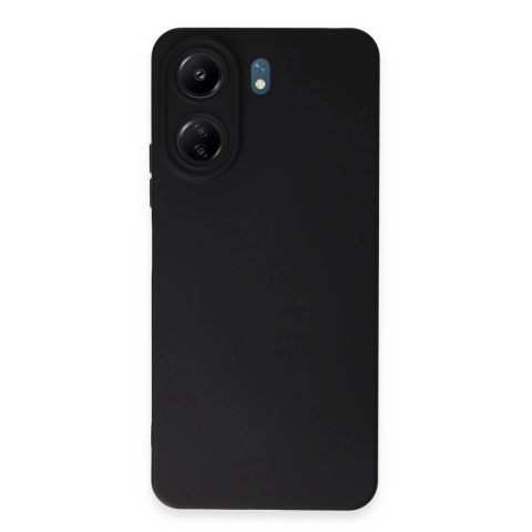 Xiaomi Redmi 13c Kılıf Nano İçi Kadife Silikon - Siyah