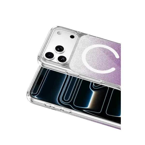 Onegif Apple iPhone 17 Pro Max/18 Pro Max Sora Simli Magsafe Kapak - Mor