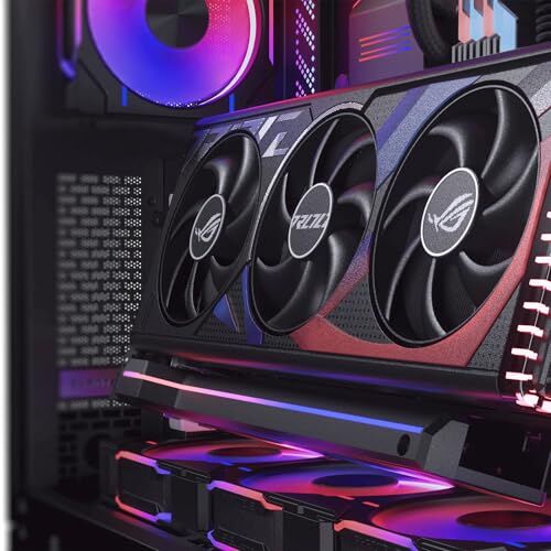 Premium Gen5 Dikey Gpu Braketi, PCIex16 Gen5, D-RGB Aydınlatma, 220 mm, Siyah