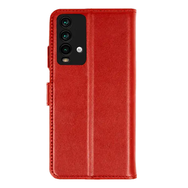 Xiaomi Redmi 9T Trend S Plus Kapaklı Kılıf - Kırmızı