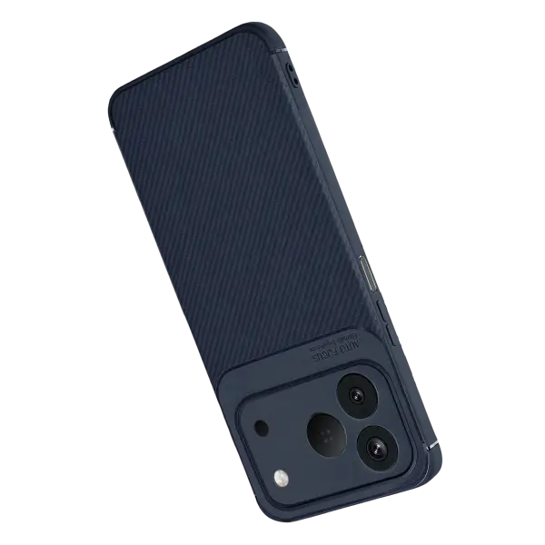 Tecno Spark 50 4G Auto Focus Karbon Kapak - Lacivert