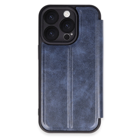 Apple İphone 16 Pro Max Kılıf Flip Cover - Lacivert