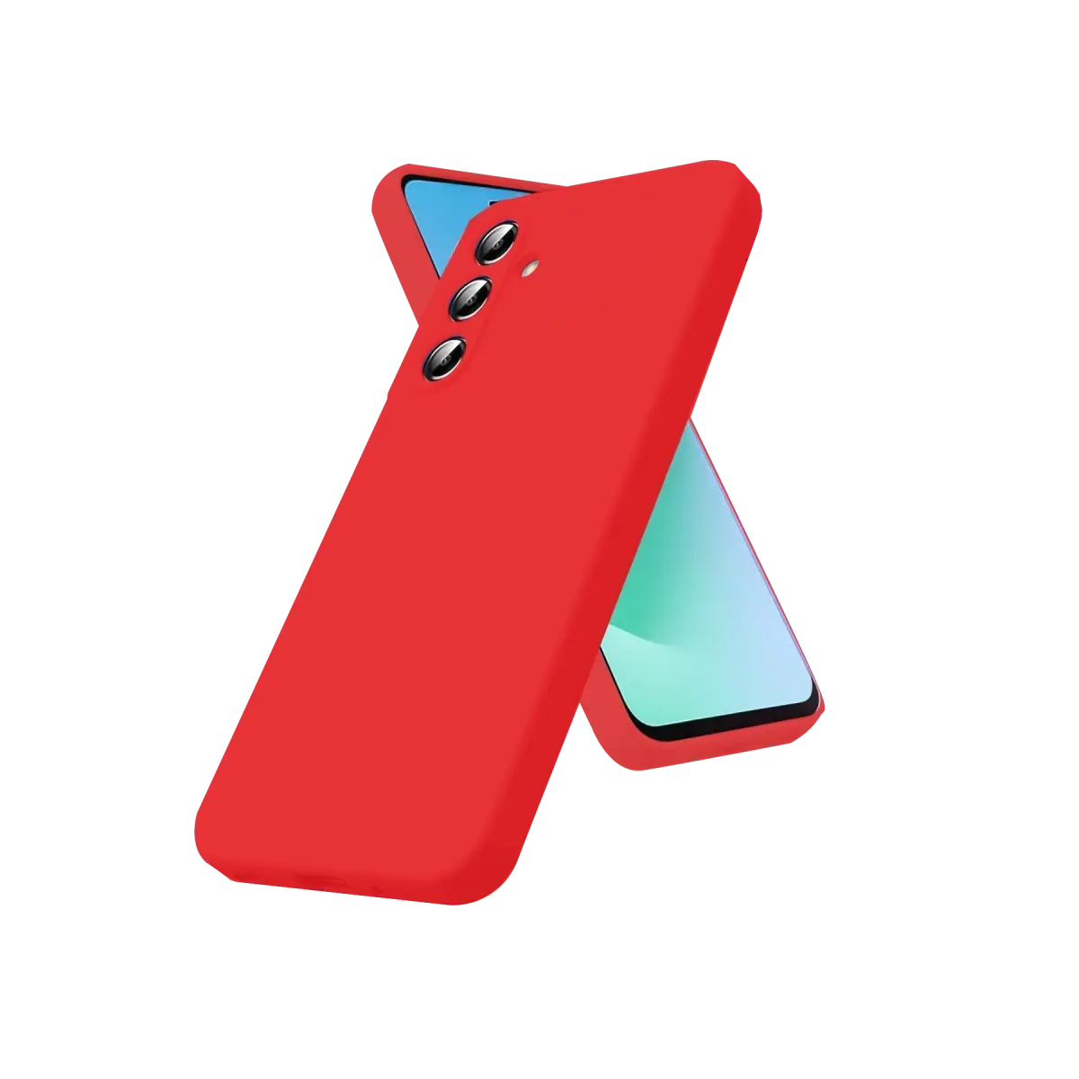 Samsung Galaxy S25 FE First Silikon - Kırmızı