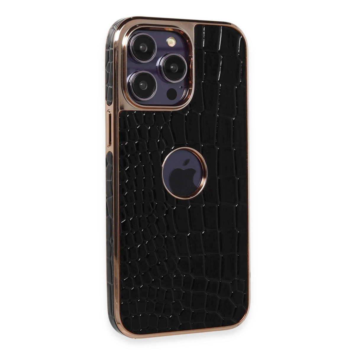 Newface Apple İphone 13 Pro Max Kılıf Snake Kapak - Siyah