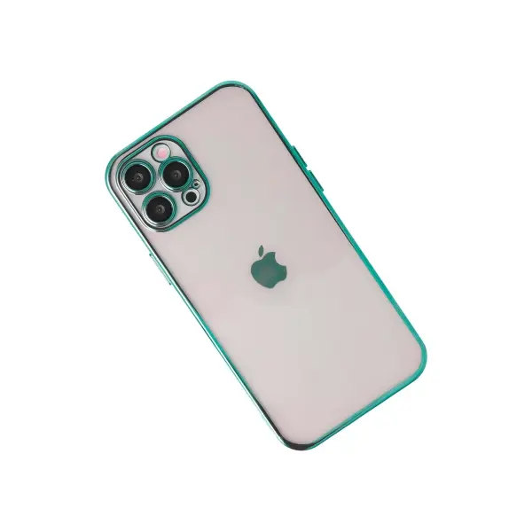 Apple iPhone 12 Pro Kılıf Razer Lensli Silikon - Yeşil