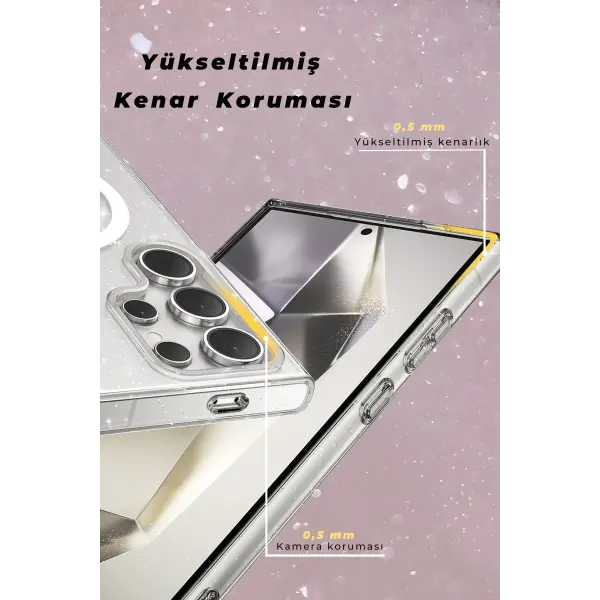 Joko Samsung Galaxy S23 Ultra Kılıf Star Magsafe Kapak - Siyah