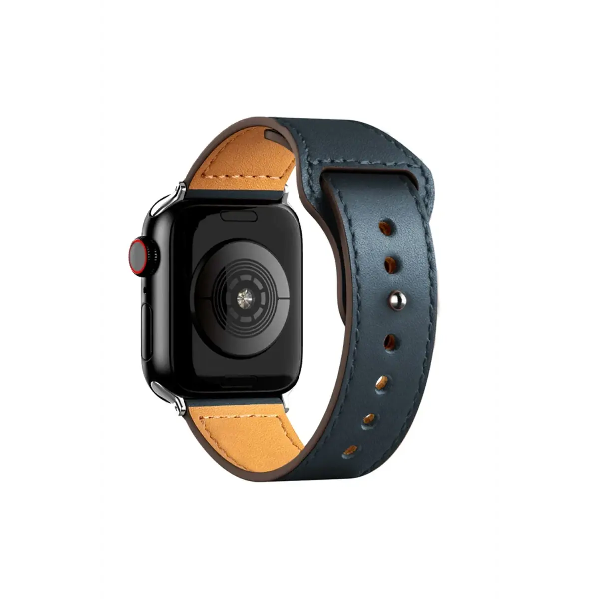 Apple Watch 38mm KR415 Luaz Deri Kordon - Lacivert