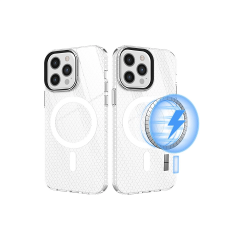 Apple İphone 12 Pro Max Kılıf Beta Magneticsafe Silikon - Şeffaf