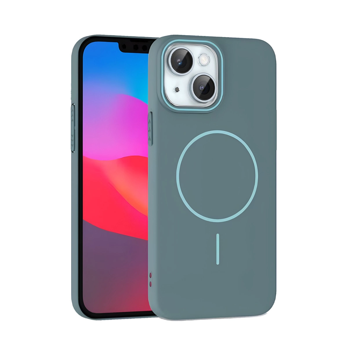 Joko Apple İphone 15 Plus Broş Magsafe Kapak - Turkuaz