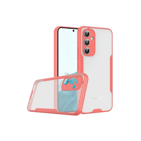 Samsung Galaxy A24 4G Kılıf Platin Silikon - Pembe