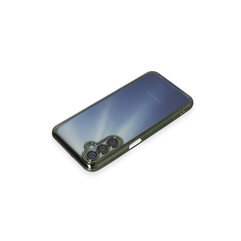 Samsung Galaxy A35 5g Kılıf Razer Lensli Silikon - Yeşil