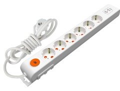 Mutlusan Rı-Tech Altılı Usb Anaht. Topraklı Priz  Ç.K. 5 Mt 001 175 650002 05 00
