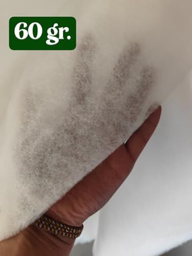 Vatka Elyaf 60m² (En:100 cm/Boy:200 cm)- Sarma Elyaf; Yorgan Elyafı, Mont Elyafı (1, Beyaz 60 g./m²)