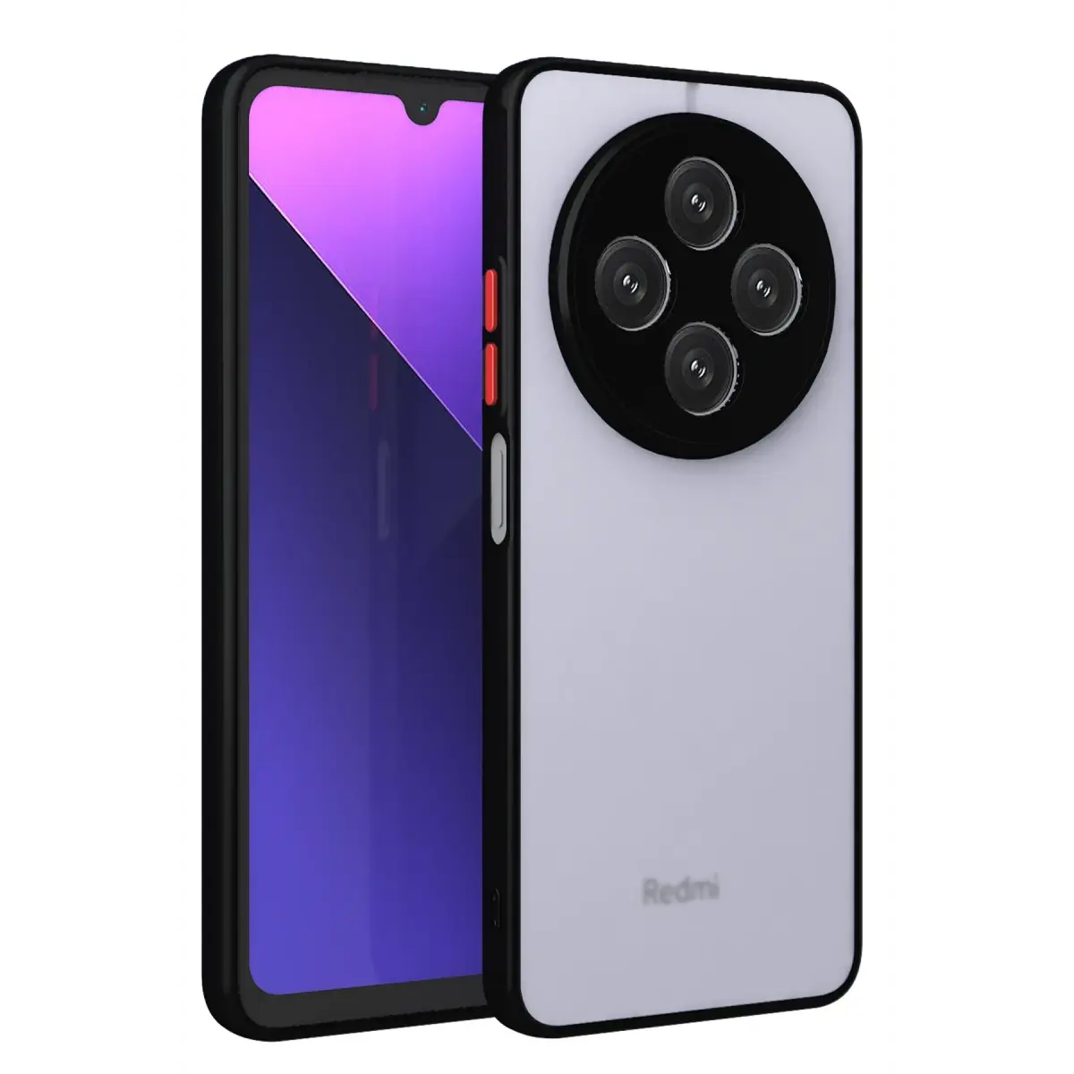 Xiaomi Redmi 14C Kılıf Montreal Silikon Kapak - Siyah