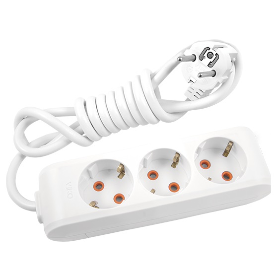 Viko Multi-Let Üçlü Priz Topraklı Kablolu  Çocuk K. 5 Mt