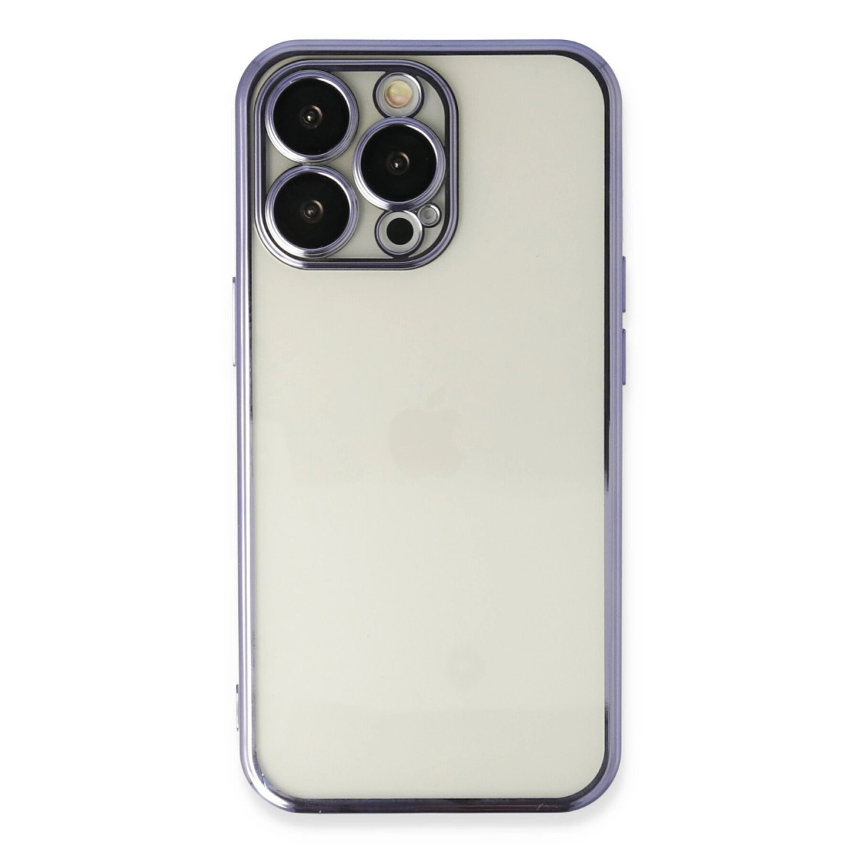 Apple İphone 14 Pro Max Kılıf Razer Lensli Silikon - Mor