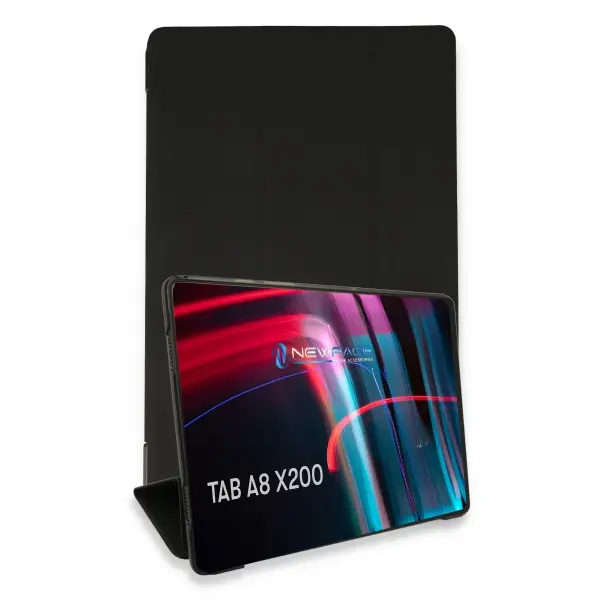 Samsung Galaxy X200 Tab A8 10.5 Kılıf Tablet Smart Kılıf - Siyah