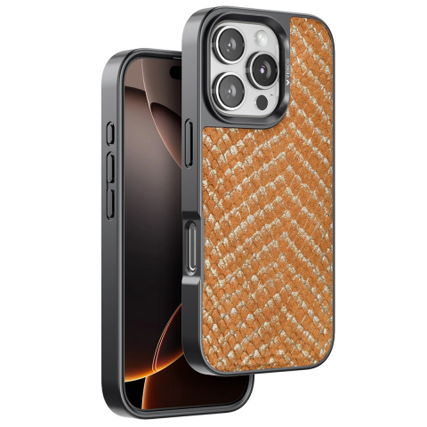 Venco Apple İphone 16 Pro Viper Kapak - Kahverengi