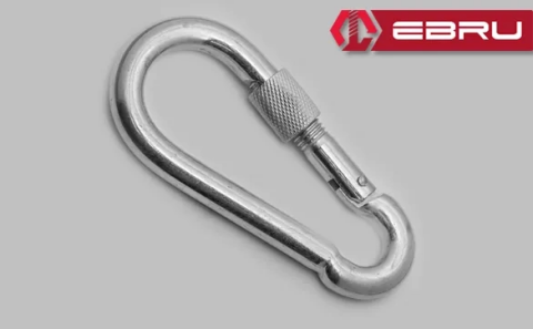Vidalı Karabina, Kanca, Çengel 6mm - 5 Adet