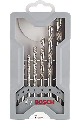 7 Parça Mini X-Line Metal Matkap Ucu Seti, Hss-G, Taşlanmış, Gri