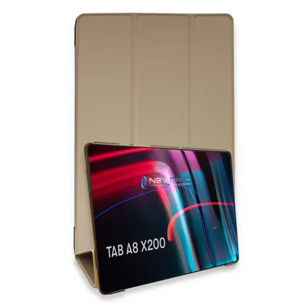Samsung Galaxy X200 Tab A8 10.5 Kılıf Tablet Smart Kılıf - Gold