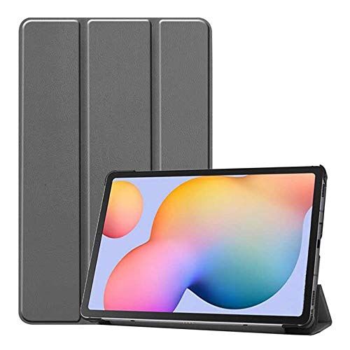 Xiaomi Redmi Pad ile Uyumlu Kılıf Arkası Şeffaf 2 Farklı Stand Olabilen Sert Silikon İnce Tablet Kılıfı Gri