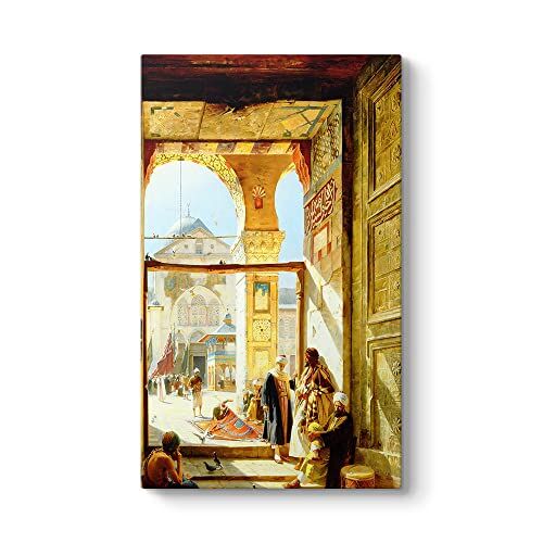 Büyük Emevi Camii Kapısı Tablosu 50 x 90