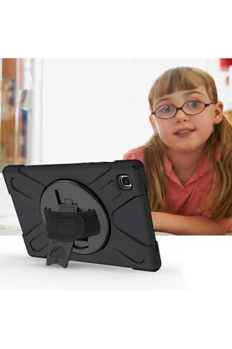 Galaxy Tab A7 10.4 T500 2020 Defender tablet silikon kılıf, siyah