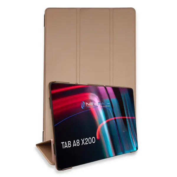 Samsung Galaxy X200 Tab A8 10.5 Kılıf Tablet Smart Kılıf - Rose Gold