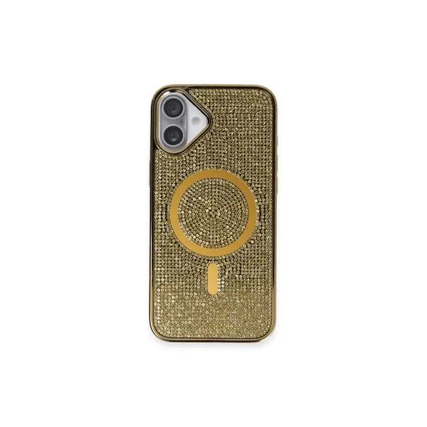 Joko Apple iPhone 16 Plus Kılıf Helen Magsafe Kapak - Gold