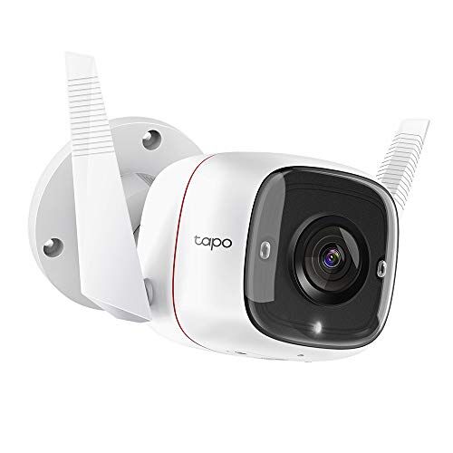 TC65,2K 3MP, Hareket Algılama, IP66 Su Geçirmez, 30m Gece Görüşlü Wi-Fi/Ethernet Güvenlik Kamerası