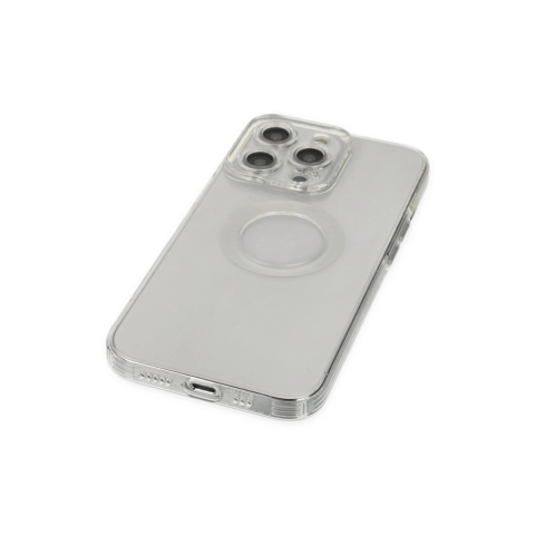 Apple İphone 14 Pro Kılıf Santa Lens Silikon - Şeffaf