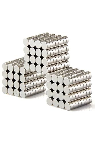 Yuvarlak Güçlü Neodyum Mıknatıs Magnet, 150 Adet, 6 Mm X 2 Mm