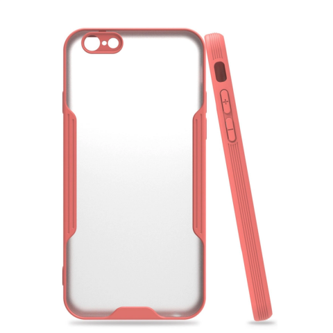 Apple İphone 6 Kılıf Platin Silikon - Pembe