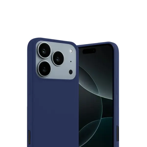 Apple iPhone 17 Pro/18 Pro First Silikon - Lacivert