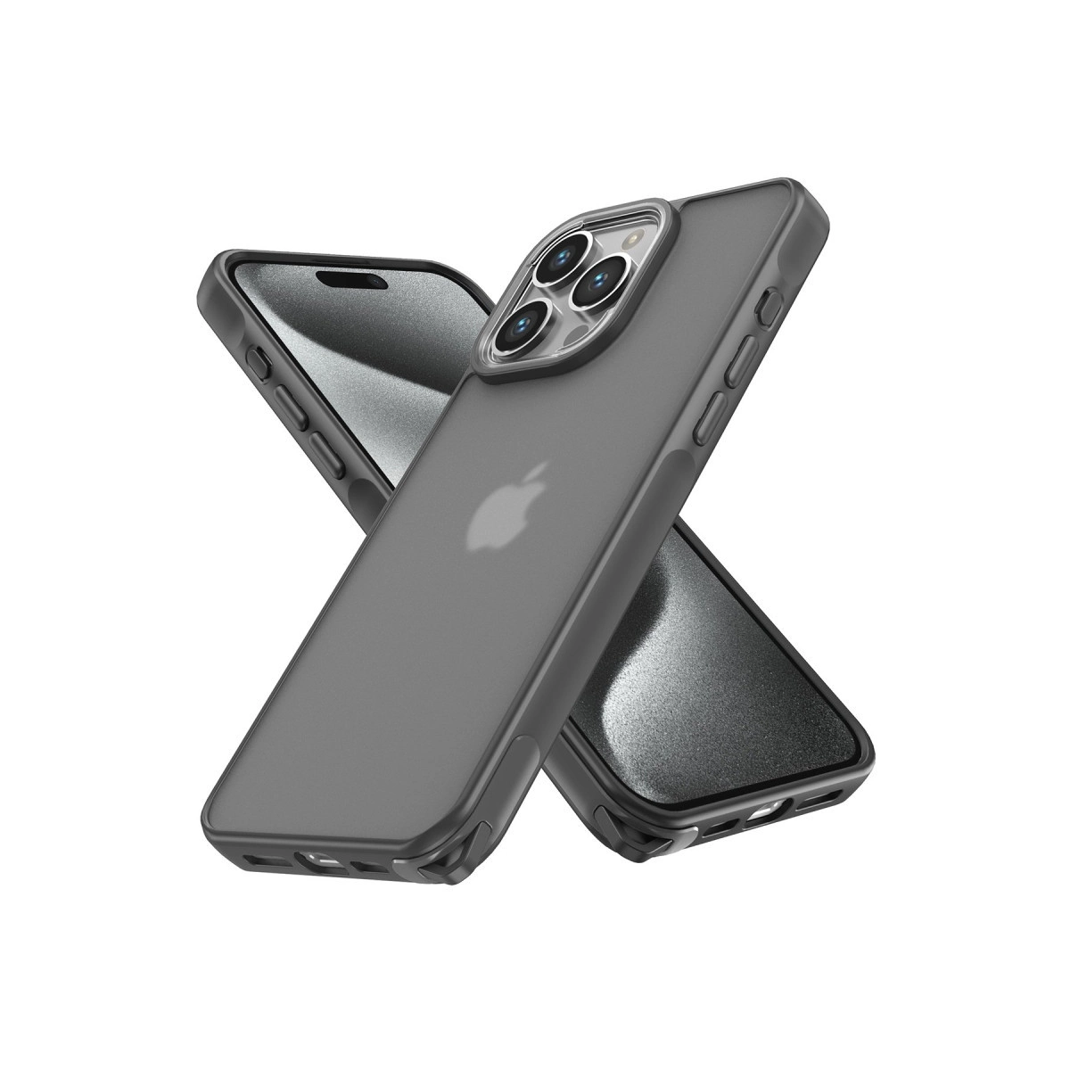 Apple İphone 14 Pro Kılıf Elegant Kapak - Titan Gri