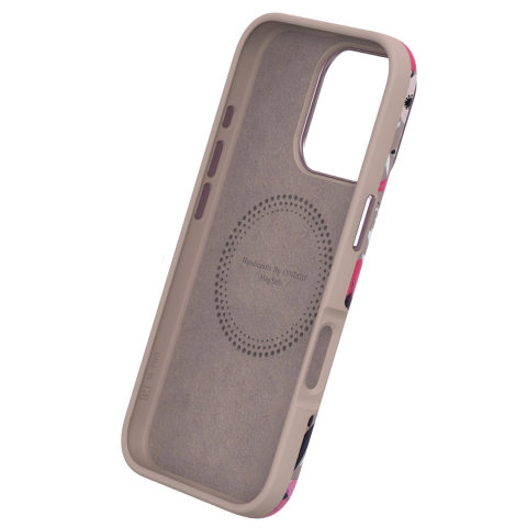 Onegif Apple İphone 14 Pro Max Flower Series Magsafe Kapak - Mavi