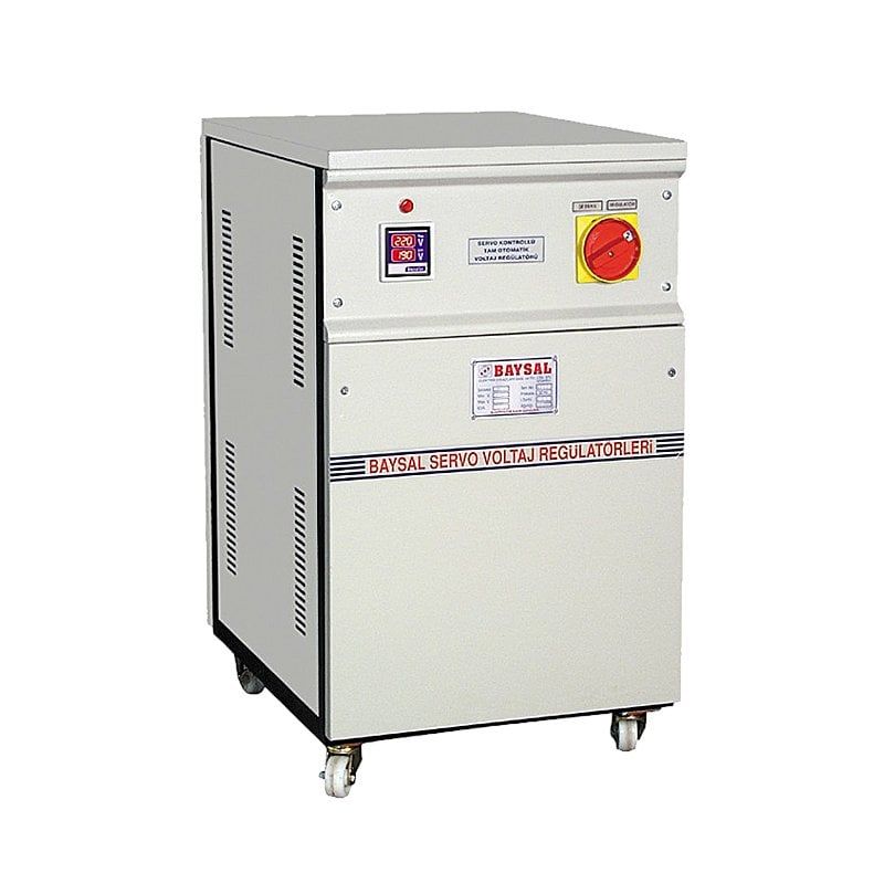 Baysallar 20 Kva Servo Regülatör Monofaze Bakır Sargılı