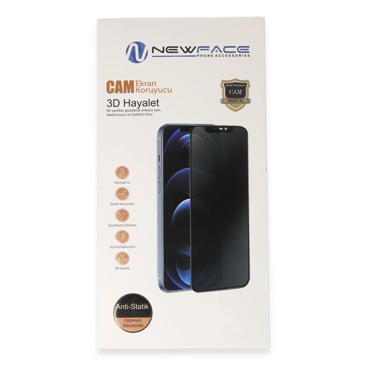 Samsung Galaxy S26 Ultra 3d Antistatik Hayalet Cam Ekran Koruyucu - Siyah