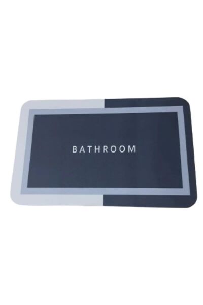 Süper Su Emici Dikdörtgen Kaymaz Tabanlı Paspas, 60 cm x 39 cm