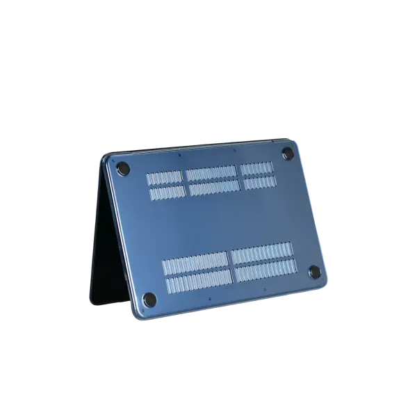 Apple MacBook Neo Şeffaf Macbook Kapak - Mavi