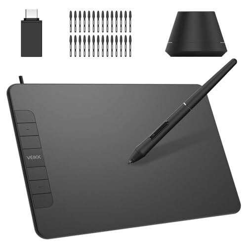 VK640 6x4'', 6 Kısayol Tuşlu Grafik Tablet ve Kalem