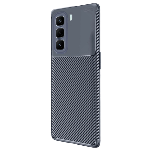 İnfinix Hot 50 Pro Plus 4g Auto Focus Karbon Kapak - Lacivert