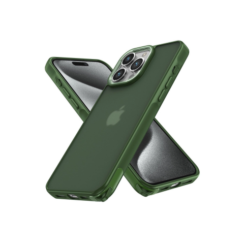Apple İphone 15 Pro Kılıf Elegant Kapak - Yeşil