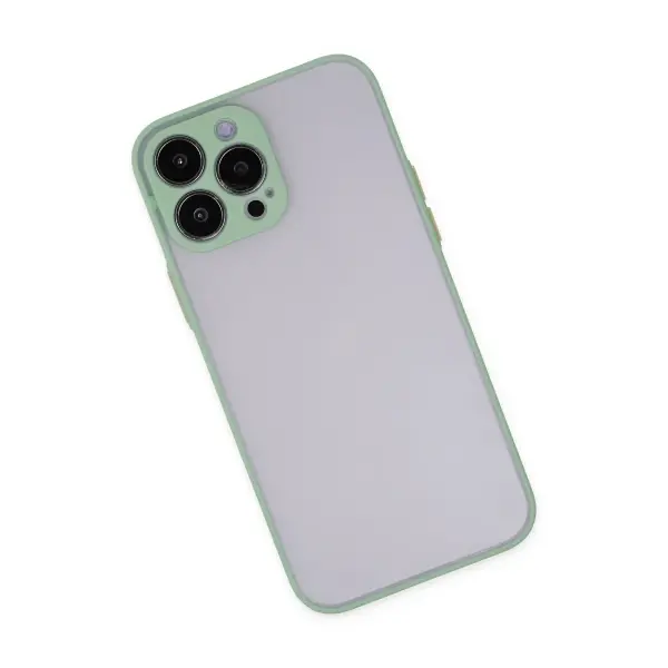 Apple iPhone 14 Pro Max Kılıf Montreal Silikon Kapak - Turkuaz